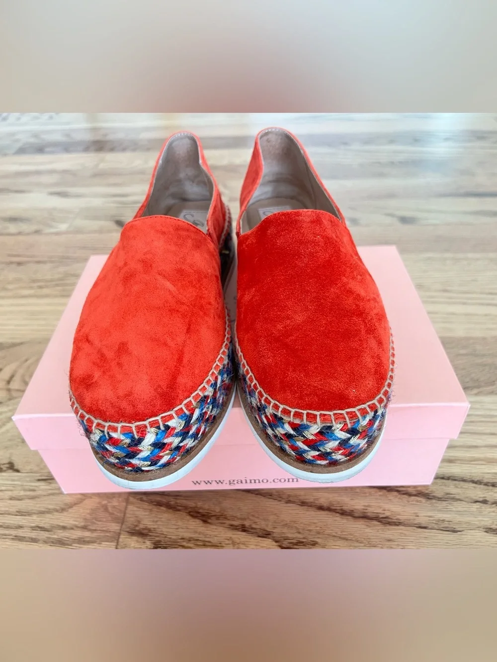 Gaimo Suede Espadrille Slip-On Platform